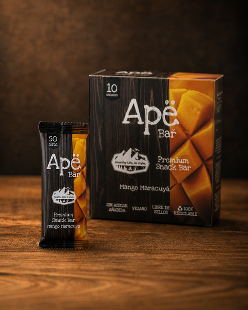 Ape Bar Mango-Maracuyá, caja de 10 unidades